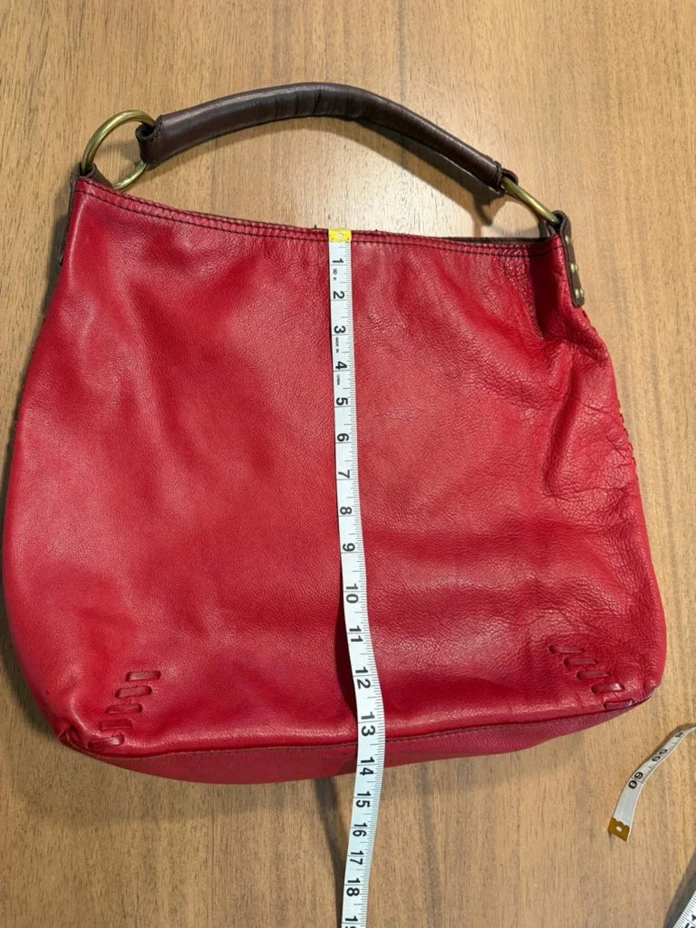 Lucky brand - Whipstitch Red hobo purse
